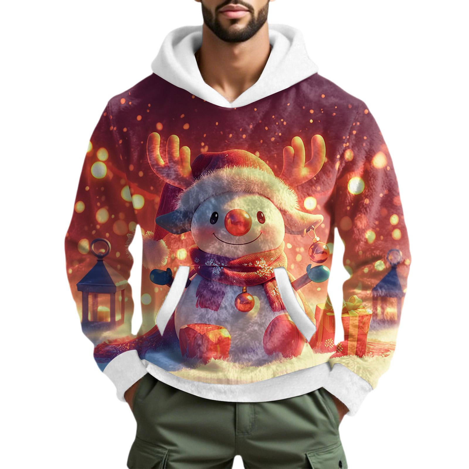 

Men s Leisure Fashion Half Zipper Hooded Hood Long Sleeves Hoodie XL винный