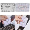 Guitar String Height Measurement Tool Multifunctional Guitar Specification Ruler Card Luthier Tool String Instrument Accessories
