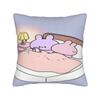 Asamimichan and Anemimi Pillowcase Product Soft Cushion Cover  Throw Pillow Cover Car Decoration Square Multi Size