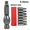 1PCS Bearing Screwdriver 6.35mm Magnetic Aluminum Handle Bearing Screwdriver Bit For 1/4 Inch Hexagonal Screwdriver Bits