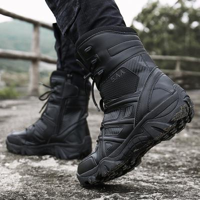Militärstiefel Herren Übergröße Atmungsaktive High-Top Wüstenkampfstiefel Camping Training Kampfstiefel Outdoor Sport Kletterschuhe