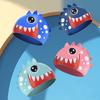 Shark Silicone Swimming Hat Cartoon Animal Printed Swimming Cap  Boys and Girls