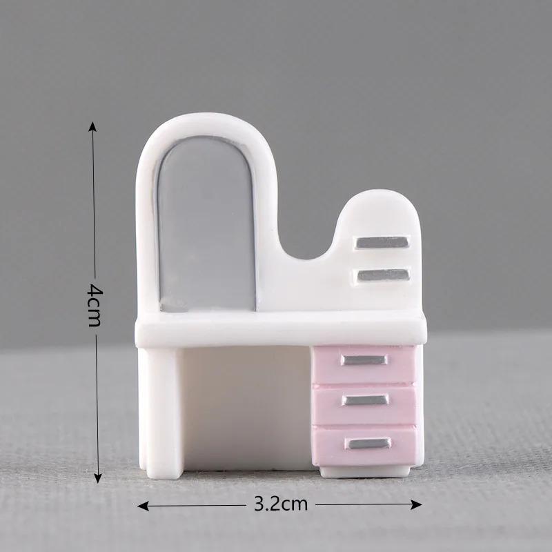 Dollhouse Furniture Miniature Mini Furniture Modern House Figure Model Dollhouse Toy Children Birthday Gifts Hogar Y Decoracion