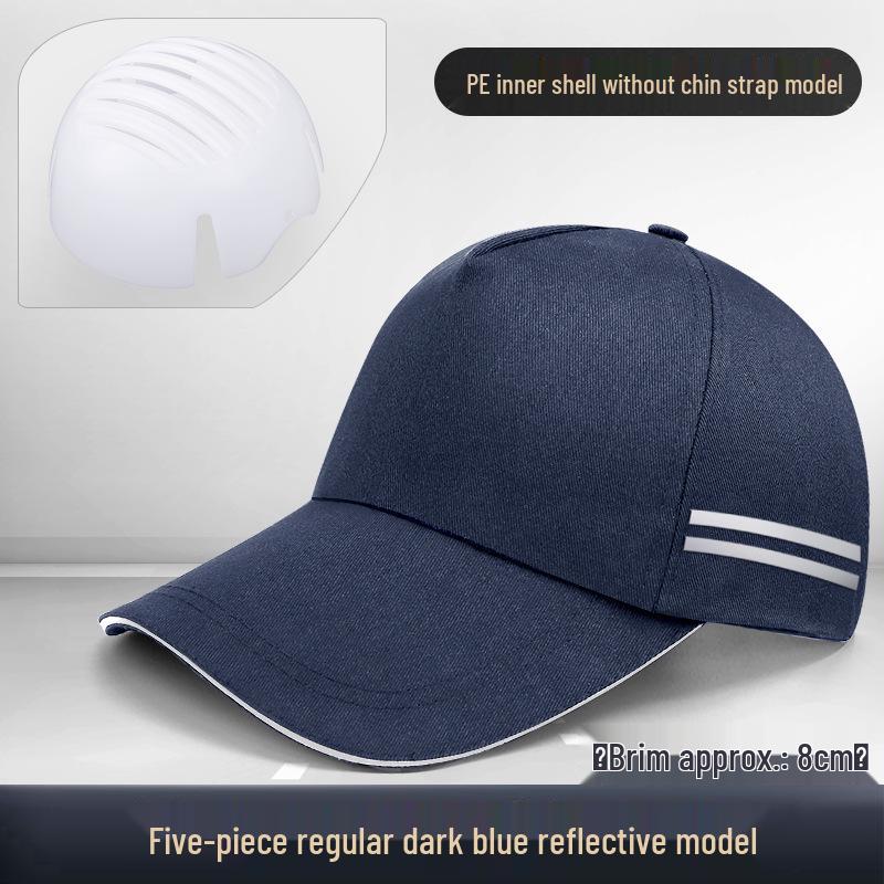 Lightweight Anti-Collision Breathable Duckbill Safety Helmet for Workshop and Worksite, Baseball Cap Style with Logo.