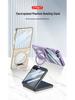 SAMSUNG Z Flip7 Magnetic Transparent Case with MagSafe Stand