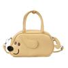 Women's Autumn Cartoon Dachshund Handbag: Versatile Single Shoulder & Crossbody Bag for Street Shopping