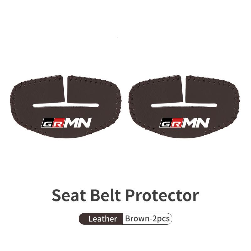 zfjpu3 For Toyota Car Seat Belt Buckle Plug Leather Car Seat Belt Clip Protective Covers GR MN Camry Prius Auris Crown Yaris Corolla