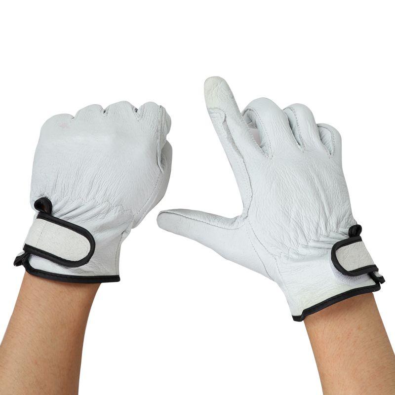 

Кожаные Перчатки Защита Труда Защита Пальцев Строительная Площадка Рабочие На Открытом Воздухе Износостойкие Экспресс-Доставка Велоспорт Оптом C- 527 defective pigskin XL