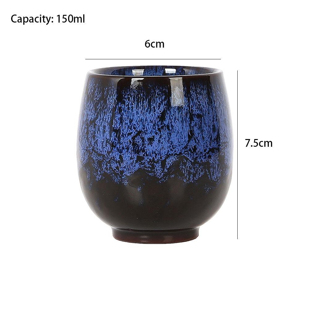 Creative Kung Fu Ceramic Teacup Drinkware Kiln Transformation Tea Bowl Porcelain Japanese Style Water Cup