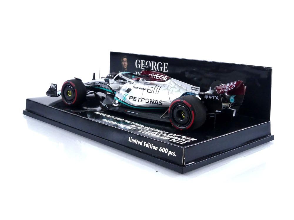Minichamps Petronas W13E Russell Bahrain GP 2022 Finished Product 1/43 M-AMG