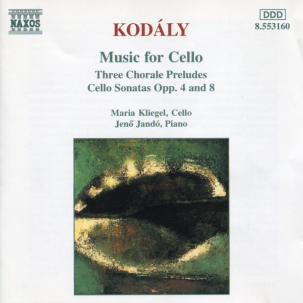 

CD ZOLTN KODLY; JEN JAND - Music for Cello 8553160 Naxos 1996 Europe Classical Used