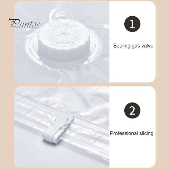 Vacuum Compression Garment Bag Hook Hanging Style Clothes Storage Bag Clothing Dust Cover Organizing Bag