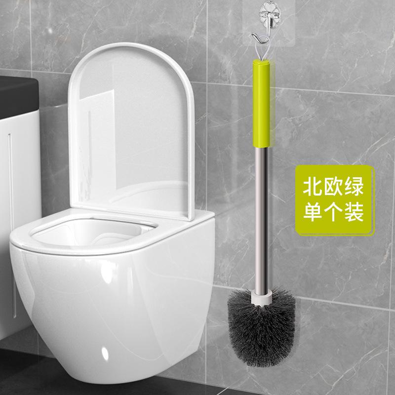 Cleaning Toilet Brush Household Toilet Washing Toilet Brush No Dead Ends with Base Long Handle Set Bathroom Dredging Artifact