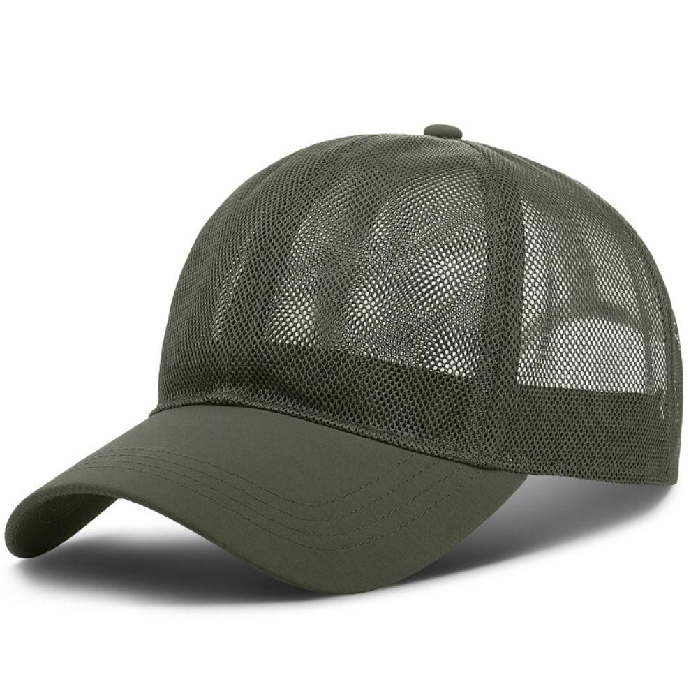Full Mesh Sun Protection Caps Adjustable Sunscreen Snapback Hats  For Man Women Unisex