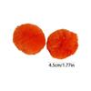 10pcs Rabbit Hair Ball 5.5cm Pompoms for Keychain DIY Bag Charm Plush Ball Applique Material Cap Hat Gloves Accessories