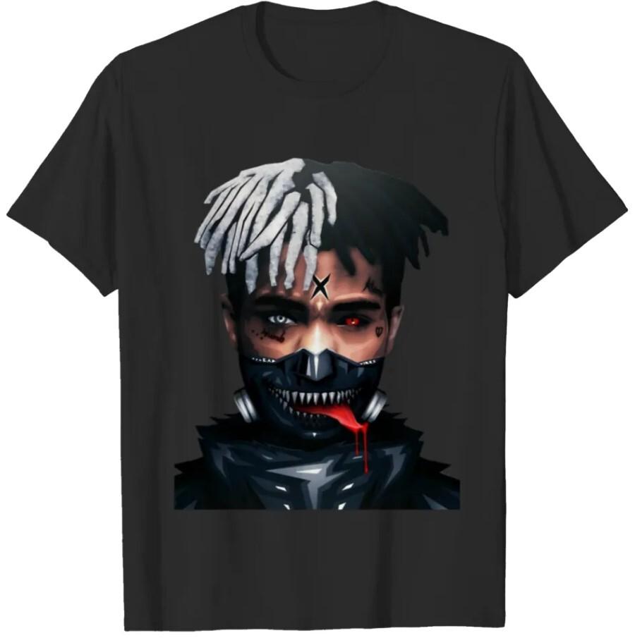 Футболка Xxxtentacion Футболка рэпера и певца Xxxtentacion Унисекс Подарок для семьи и друзей Унисекс Футболка S