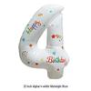 32" Rainbow Jelly Gradient Aluminum Foil Balloon for Birthday, Festival, Wedding Party Decorations