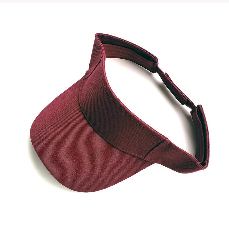 Outdoor Solid Empty Sun Hats Men Women Cotton Visor UV Protection Top Sport Tennis Golf Running Sunscreen Students Baseball Cap