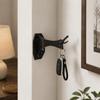 Iron Skull Display Support for Wall Mounting, Forked Bracket Arm with Screw-Fixed Plate for Indoor Display Arrangement