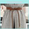 Stylish Women's Knotted Waist Belt In Chic Black Brown Khaki And Coffee Colors