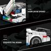 SVJ White Hypercar Building Blocks Sports Car Building Toy Set for Boys and Girls Vehicle Racing Car for Kids 382 Pieces