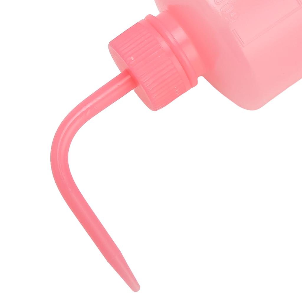 4 Stück Tattoo-Wäsche-Quetschflasche, gebogener Auslauf, Tattoo-Gießkanne mit Skala, 500 ml