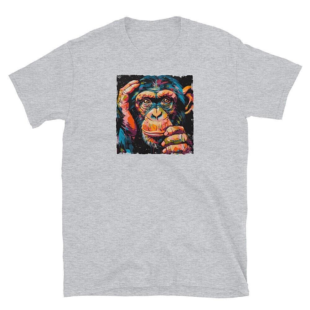 Gorilla Silverback Tshirt Jungle King Graphic Tee Silver Back Unisex T-Shirt L