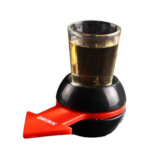 Yousheng Arrow Spin Drinking Game, Shot Roulette Wheel with Pointer, Bar Party Alcohol Board Game, Funny Penalty Spinner for
