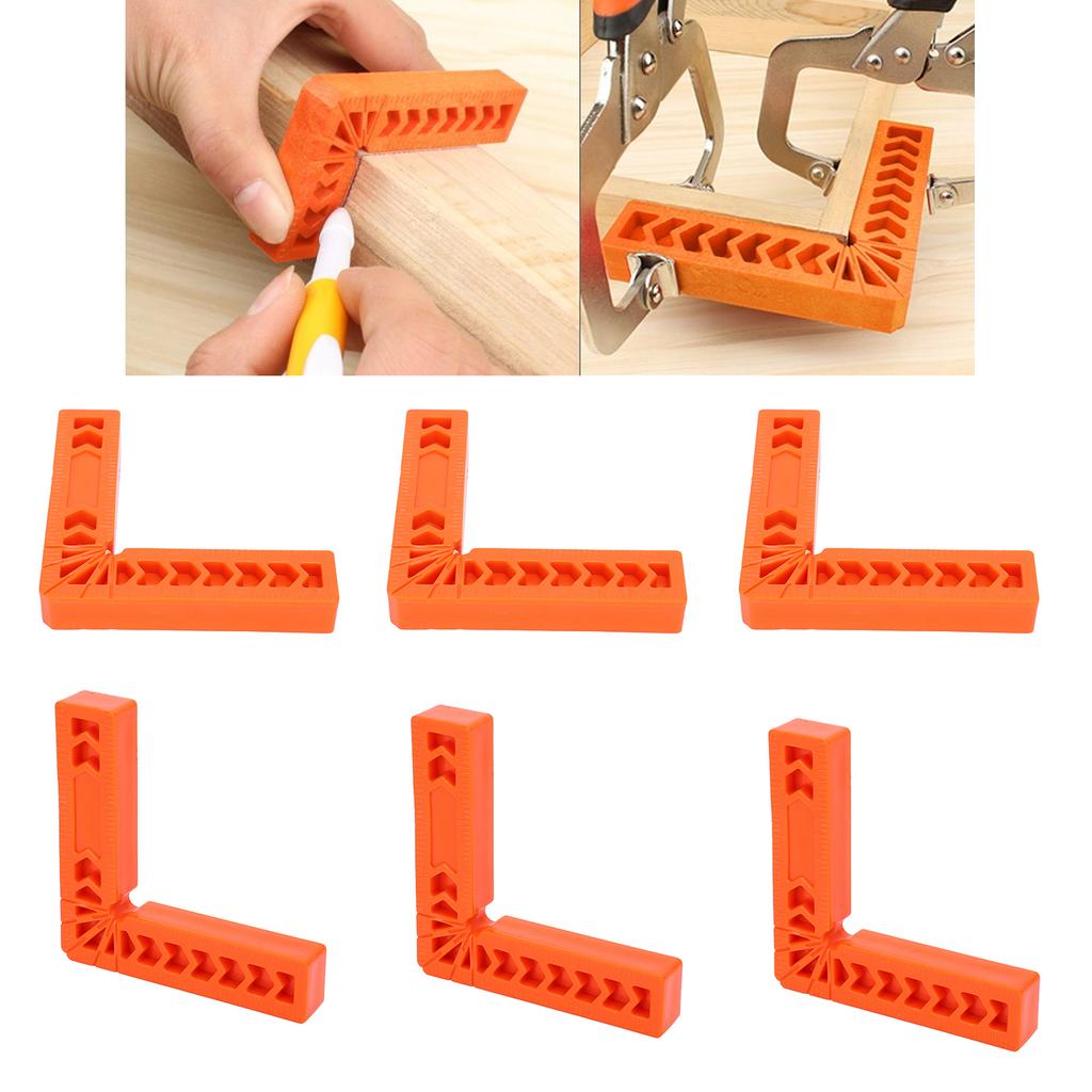 10Pcs 90Degree Rightangle Auxiliary Positioner Woodworking Tool Square Angle Ruler Holder