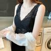 New Lace Bottoming Shirt Hollow Sexy Back Bottoming Underwear Vest Lace Suspender Bra Women