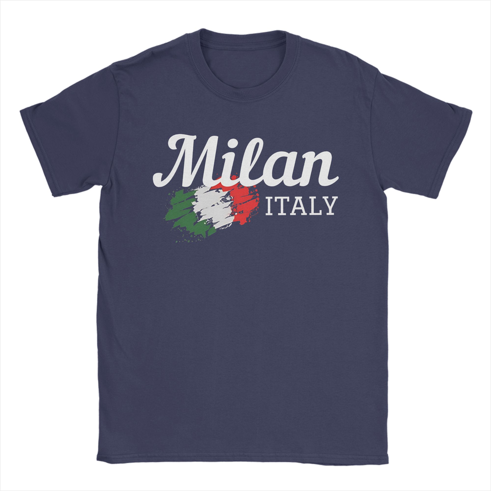 

Unisex Women TShirt Milan Italy Cool Travel Souvenir TShirts Trending Summer Tees Classic Cotton Tops Gift 4XL
