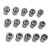 15 Stück ER25 Federzange Hohe Genauigkeit Kohlenstoffstahl Spannfutter CNC Graviermaschinenteile 2?16 mm