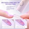 Quick Gel Polish Curing Lamp USB Powered Cordless Manicure Tool With Portable ABS Body For Professional Nail Results