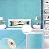 Self-Adhesive 3D Linen Foam Wall Sticker Moisture-Proof Wallpaper For Living Room Bedroom Bathroom Dormitory Home Decorationecor