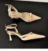 Fashion 2024 Summer Pointed Toe Women Sandals Fashion Street Style Shallow Flats Shoes Ladies Elegant Gladiator