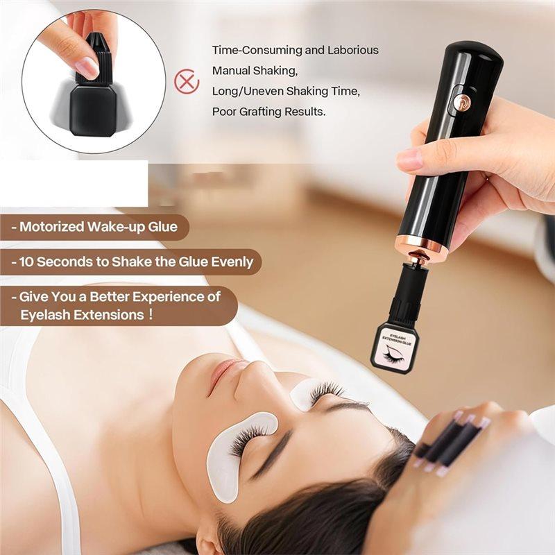 Fresh Nail Lacquer Shaker,Electric Glue Shaker For Eyelash Extensions Time Saving Device