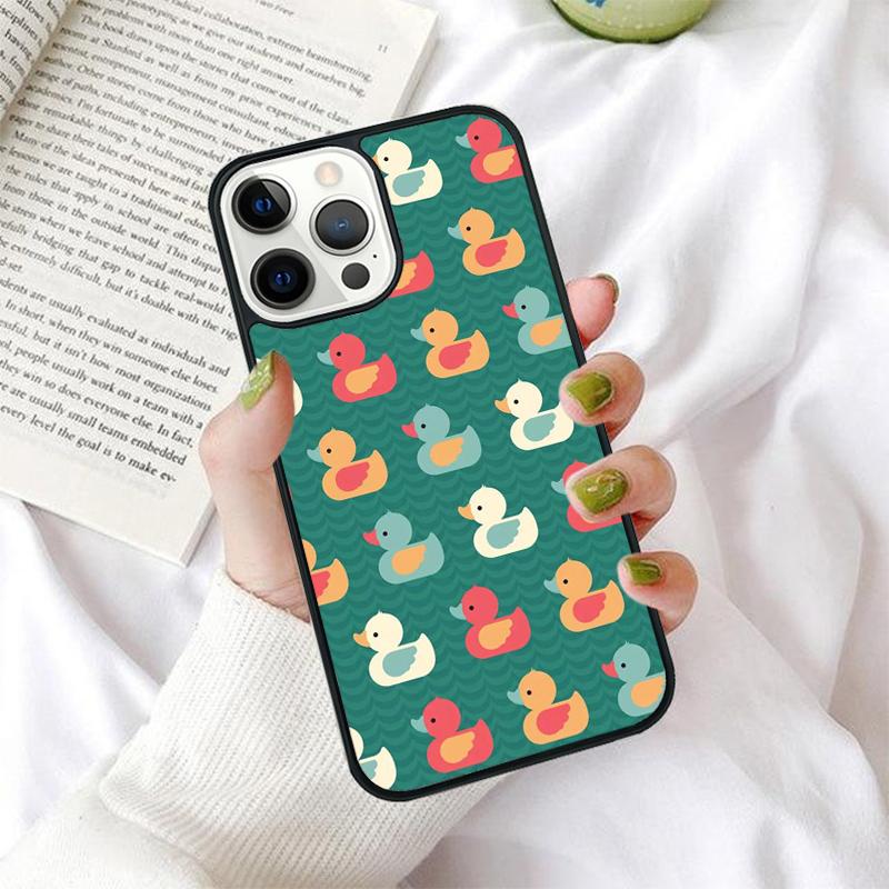 

Cute Yellow Chickens Duck Phone Case for iPhone 17 Air 16 Coque 15 14 12 13 PLUS 11 PRO MAX Back Cover Fundas Shell iPhone 11pro max