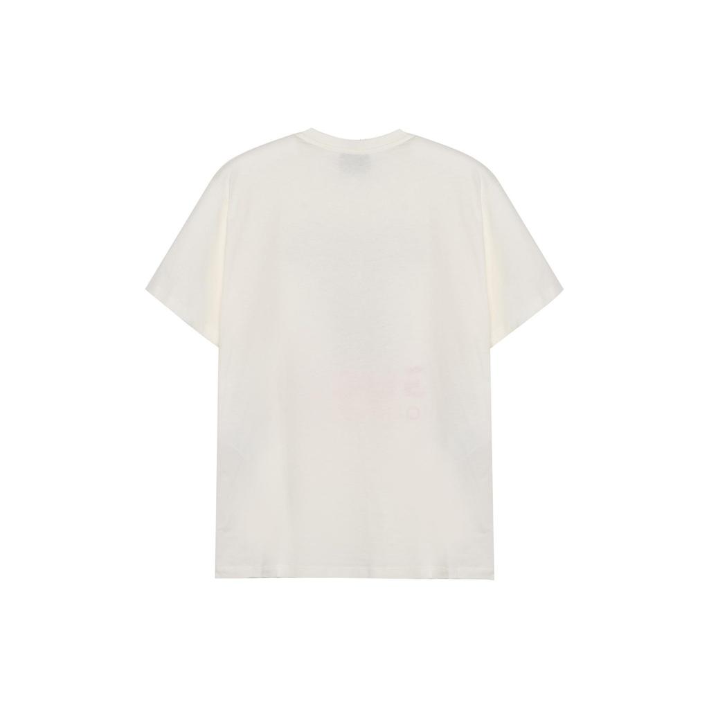 Gucci Drop Shoulder Sleeve T Shirt Women's Ecru 615044-XJCRI-9095
