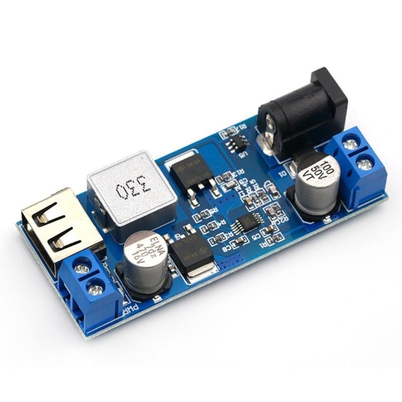 

24V/12V to 5V 5A BuckConverters Module Wide Voltages 9V 36V Overloads Protections Easy Installation For Smartphone Charging