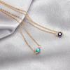 Niche Design Ins the Same Devil's Eye Necklace Choker Fashion Personality Simple Collarbone Chain