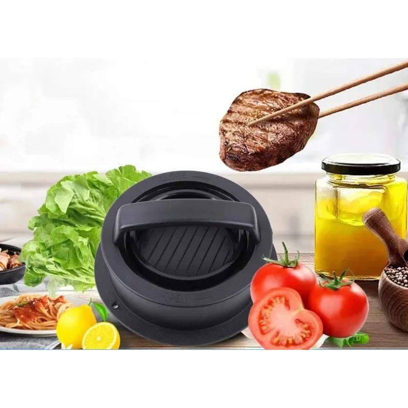 Hamburger Meat Press Maker PP Round Shape Non-Stick Stuffed Burger Patties Beef Grill Pie Press Mould Maker Kitchen Accessories