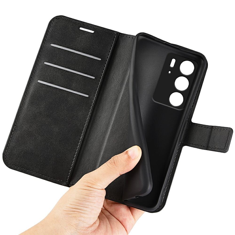 For Realme C75 4G Stand Case Anti-Scratch Calf Texture Leather Phone Cover