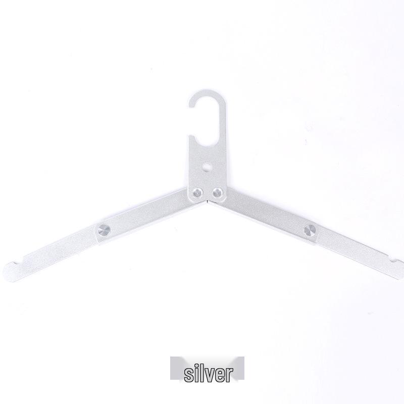 Multifunctional Aluminum Folding Clothes Rack for Camping & Travel