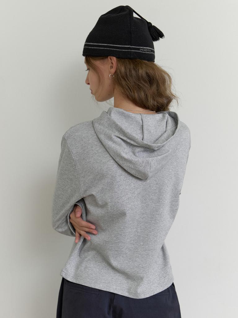 Deomiteun [7Th] Molly Hoodie T-Shirt (Gray)