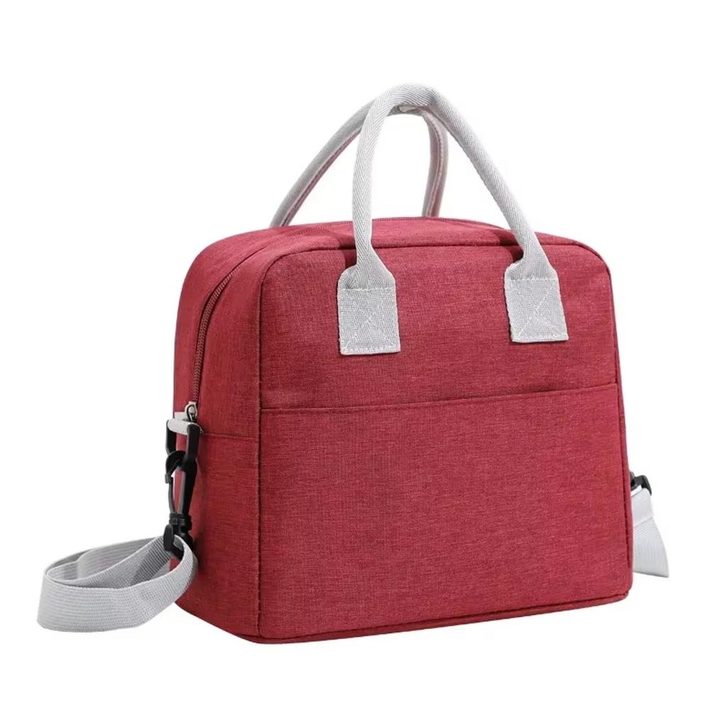 Large Insulated Lunch Bag for Students, Thickened Aluminum Foil Thermal Tote Bag