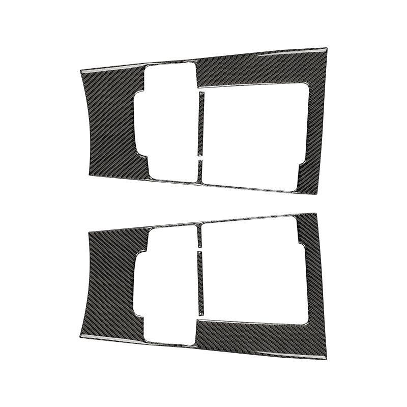 For Mazda 3 Axela  Carbon Fiber Car Center Console Gear Shifter Panel Frame Trim Cover Decoration Sticker Auto Accessories