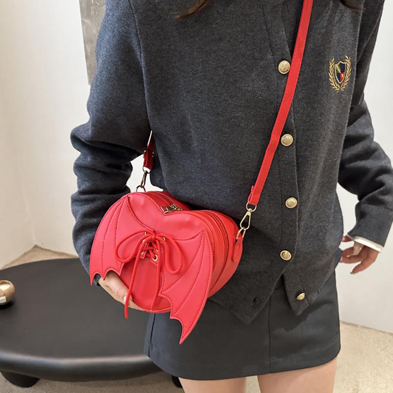 New Trendy and Personalized Wing Shoulder Bag Versatile Fashion Design Women's Crossbody Bag Box Handbag and Purse AVE