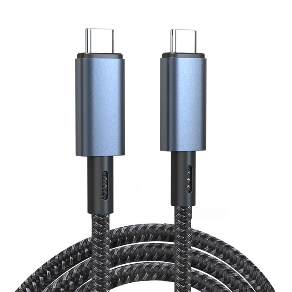Usb3.2 10gbps Type C To Type C Cable Pd3.1 100w Fast Charging Cable 8k To 60hz Compatible For Ps5 Nintendo Switch