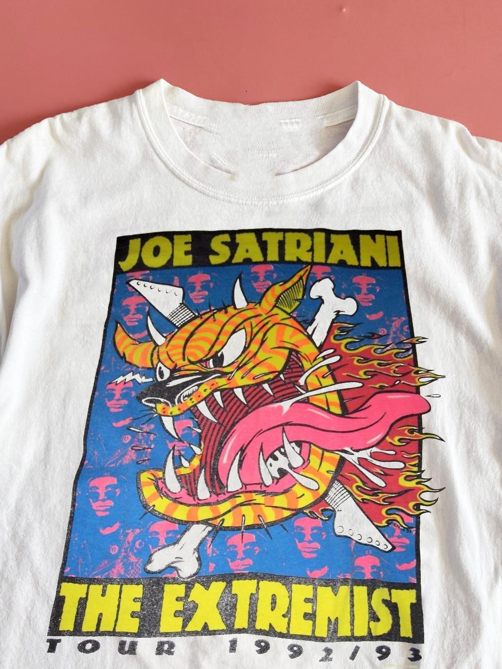 Collection Joe Satriani The Extremist Cotton White All Size Men T-shirt TMB255 L