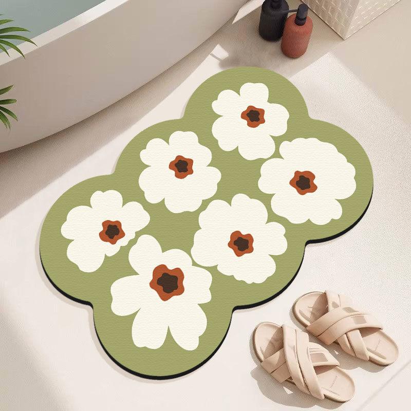 Łazienkowa mata podłogowa z ziemi okrzemkowej Dywanik toaletowy Mata pod drzwi wejściowe Mata pod stopy antypoślizgowa chłonna do toalety